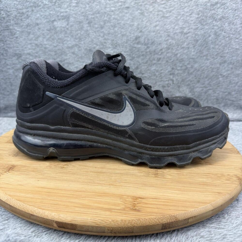 Nike Air Max Shoes Womens Size 8.5 Black Trail Running Sneakers 454345-001